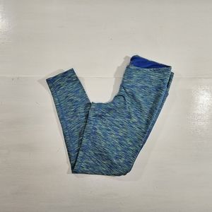 Lilly Pulitzer luxletic blue and green full length leggings women's size…